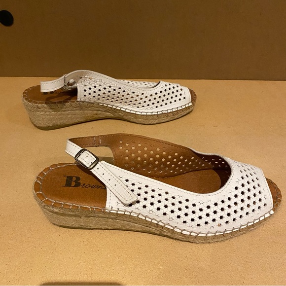 Browns sling back sandals size 39 - Picture 4 of 5